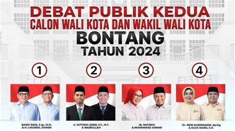 Live Debat Kedua Pilkada Bontang 2024 Hari Ini 4 Paslon Bahas