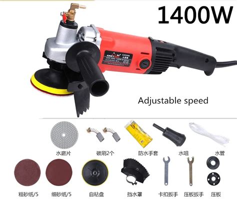 1400w Electric Marble Granite Wet Stone Polishing Machine Grinder