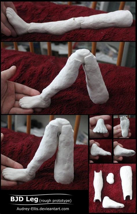 Leg Prototype By Audrey Ellis On Deviantart Clay Dolls Art Doll