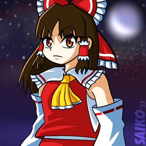 Reimu Hakurei Touhou By Spinsaiko On Deviantart