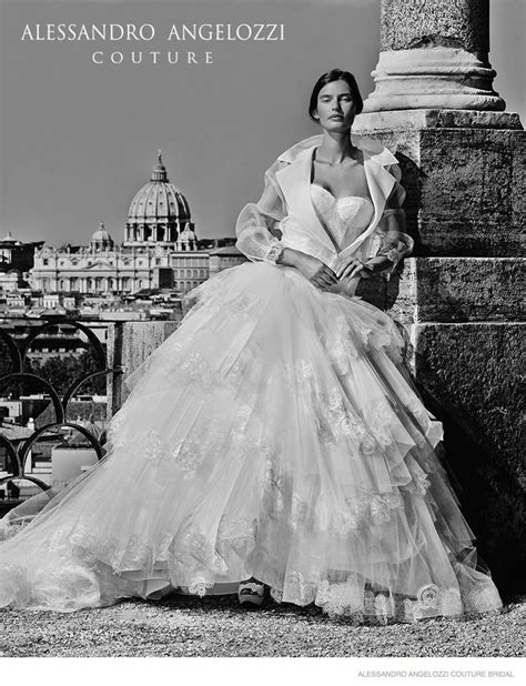 Bianca Balti Alessandro Angelozzi Bridal Couture