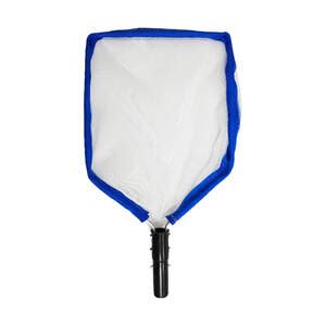 Peneira Metálica Para Limpeza Piscina Brustec Azul 37x27cm Leroy Merlin