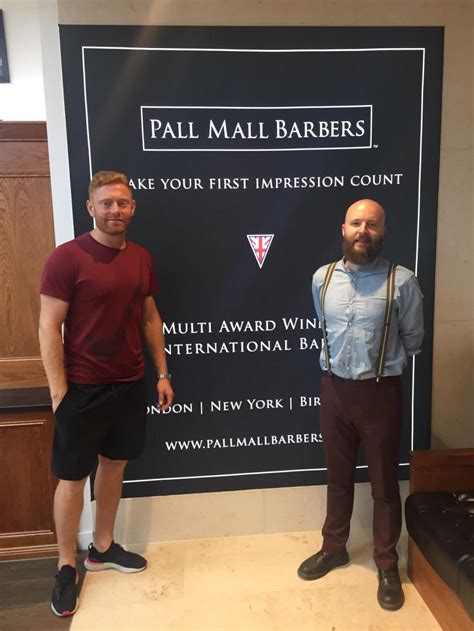 Jonny Bairstow At Pall Mall Barbers Birmingham Mens Barber Shop