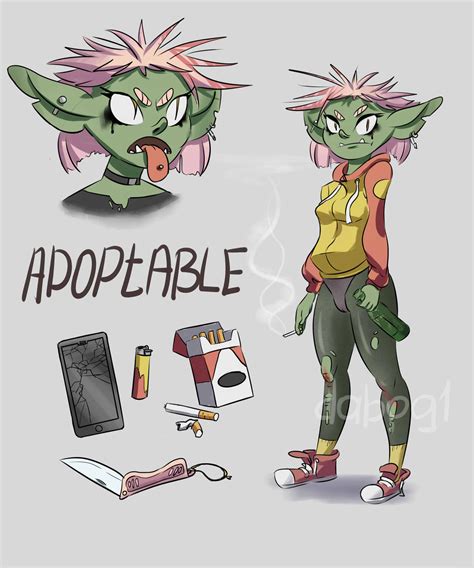 Open Auction Punk Goblin Girl By Dabog1 On Deviantart