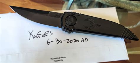 Paragon Phoenix Single Edged Clank O Matic Gravity Knife B 225 R