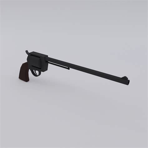 3D COLT BUNTLINE Revolver - TurboSquid 1992211