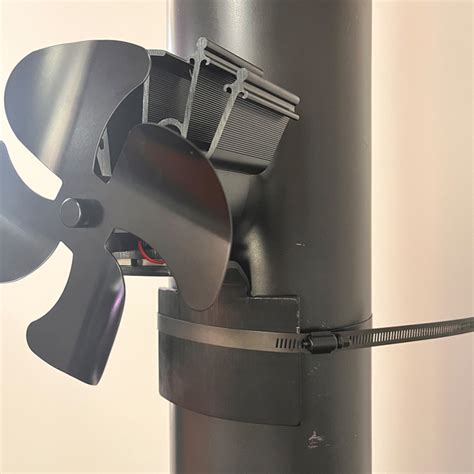 4 Blades Eco Friendly Stove Wood Burning Chimney Stove Pipe Fan With