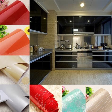 19 Style Gloss Pvc Self Adhesive Kitchen Units Cupboard Door Cover