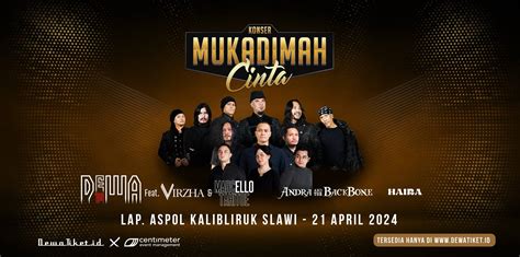 Konser Dewa 19 Di Tegal 2024 Harga Tiket Line Up Dan Lokasinya