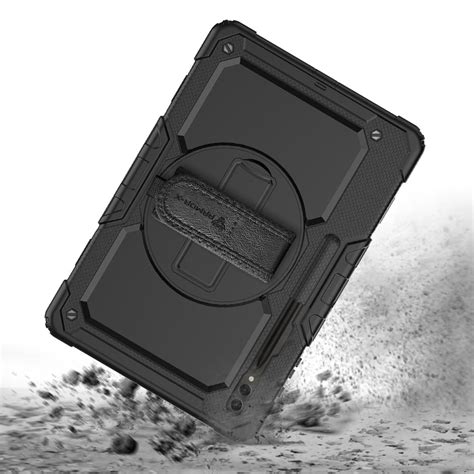 Armor X Samsung Galaxy Tab S9 Ultra Sm X910 Sm X916 Skal Rainproof Rugged Case Hand Strap