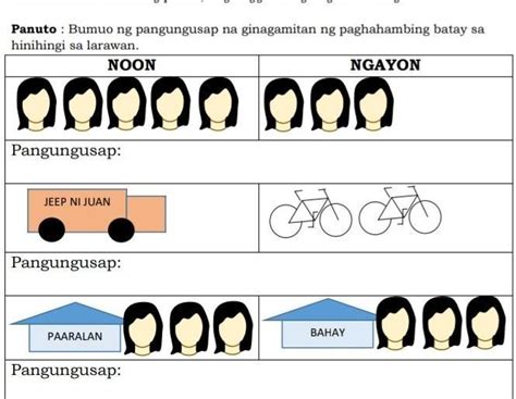 Bumuo Ng Pangungusap Na Ginagamitan Ng Paghahambing Batay Sa Hinihingi