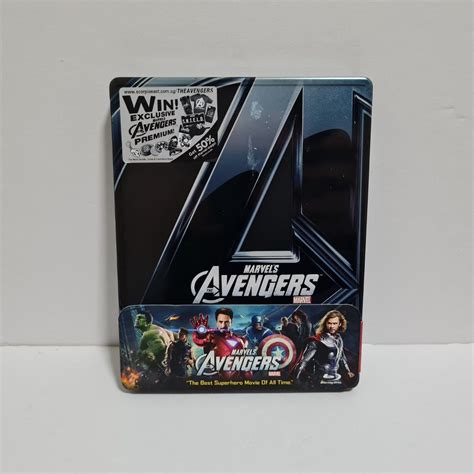 Pre Owned Blu Ray Marvel S Avengers Blu Ray Dvd Steelbook Set