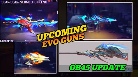 Upcoming Evo Guns In Free Fire Free Fire All Evo Guns Return New