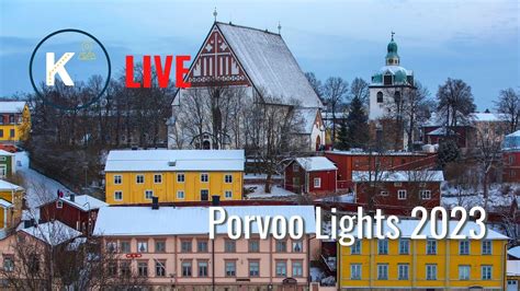 Live Saturday Night Walk In Porvoo Finland Porvoonvalot Festival