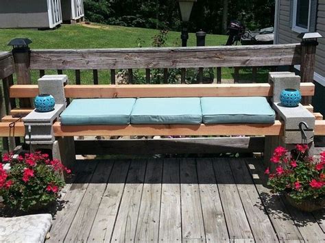 Diy Cinder Block Bench Easy 8 Step Project