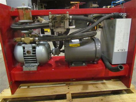 Caldwell Univac V A Gast Vacuum Pump Power Pac Hp