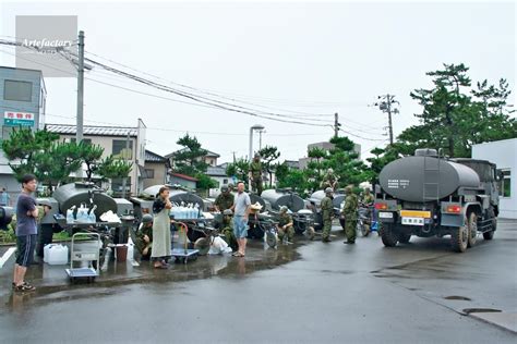 新潟県中越沖地震 自衛隊の災害援助活動、給水