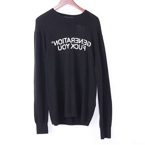 シュプリームxアンダーカバー SupremeUNDERCOVER 16AW Generation Fuck You Sweater ニット