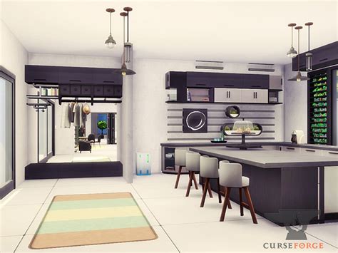 Industrial Modern The Sims 4 Rooms Lots Curseforge