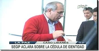 Hacer Latin American News Bolivia Segip Carnet De Narco Liban S