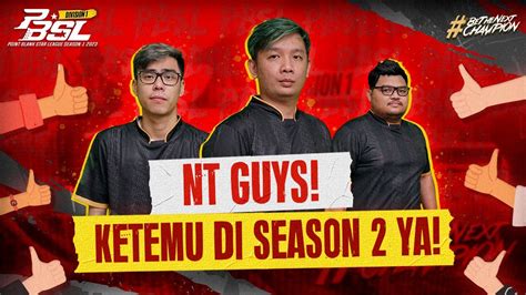 Ini Dia Tim Yang Lolos Ke Babak Play Off PBSL Season 1 YouTube