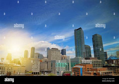 Toronto downtown skyline Stock Photo - Alamy