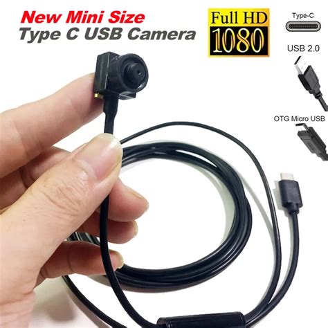 15 15mm Mini Size Type C Usb Camera 1080p Micro Usb Otg Camera Audio Cctv Camera