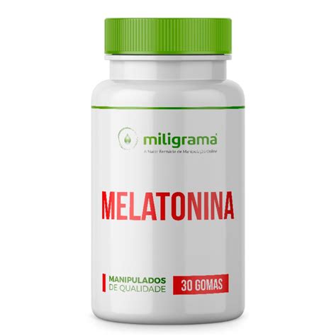 Melatonina 5mg Miligrama 30 gomas PanVel Farmácias