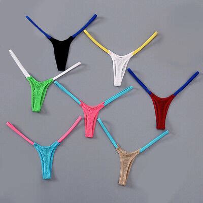 Sexy Women Lace V String T Back Panties Thongs G String Lingerie Underwear US EBay