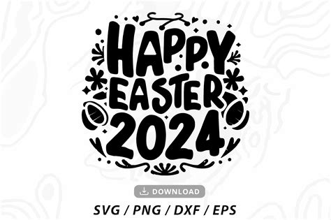 Happy Easter 2024 Svg Graphic By Ya Design Store · Creative Fabrica