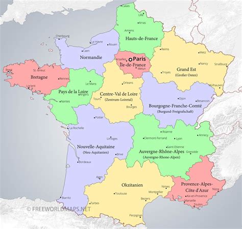 Frankreich Karten Freeworldmaps Net