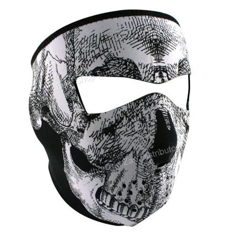 Buy Zan Headgear Wnfm002 Neoprene Full Mask Reverses To Black Skull