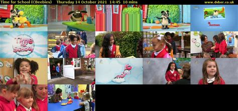Time For School Cbeebies 2021 10 14 1445