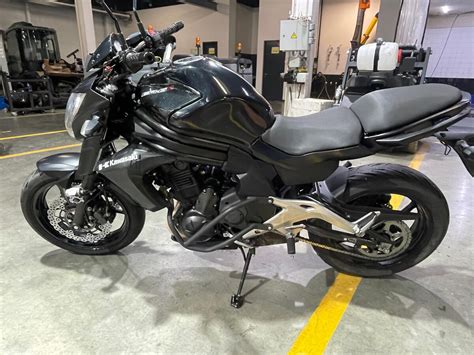Купить б у Kawasaki ER N инжектор передач в Москве чёрный naked bike года на Авто ру ID