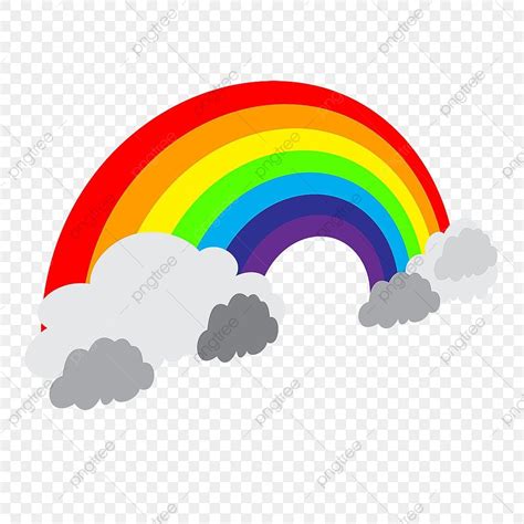 Rainbow Cartoon Cartoon Clouds Rainbow Background Star Background