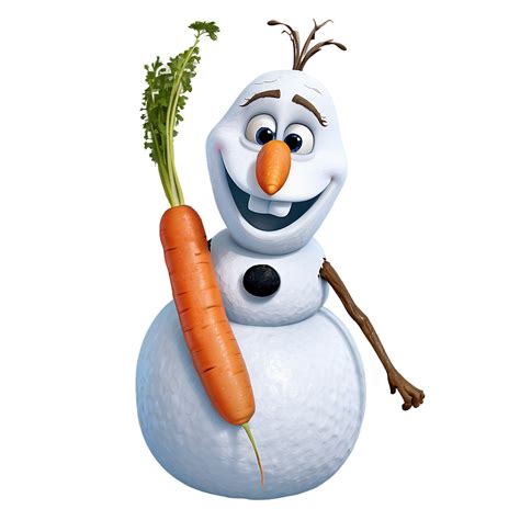 Download Olaf With Carrot Nose Png Fco