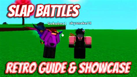 Slap Battles Guide Showcase Retro Glove YouTube