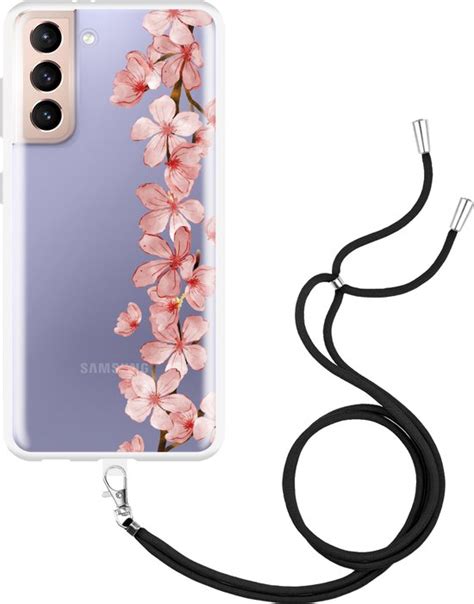 Cazy Hoesje Met Koord Geschikt Voor Samsung Galaxy S Flower Branch