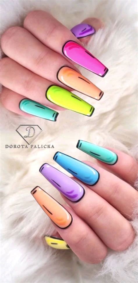 Pop Art Nails Fab Mood Wedding Colours Wedding Themes Wedding