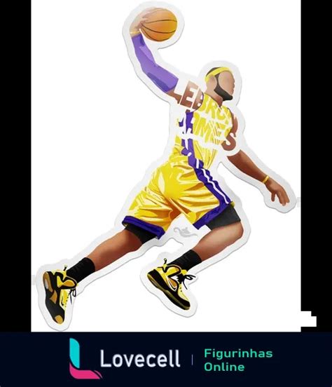 Figurinha Ação Dunk Lebron James Lebron James stickers para