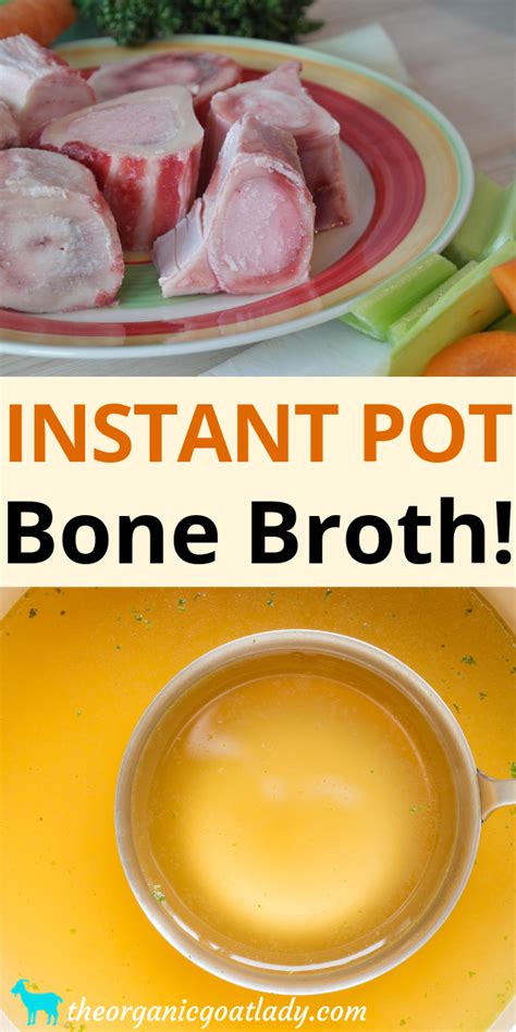 How To Make Instant Pot Bone Broth The Organic Goat Lady