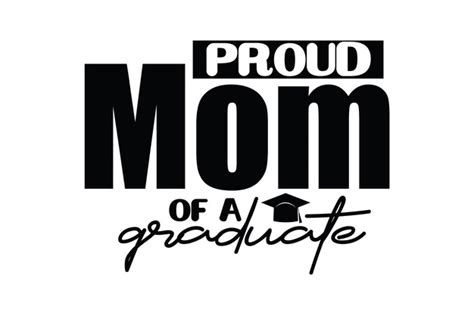 Premium Vector Proud Mom Of A Graduate Svg