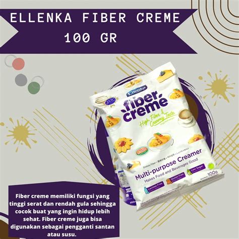 Jual ELLENKA FIBER CREME 100 GR Shopee Indonesia