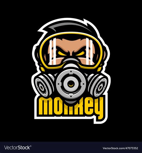 Monkey Mask Royalty Free Vector Image Vectorstock