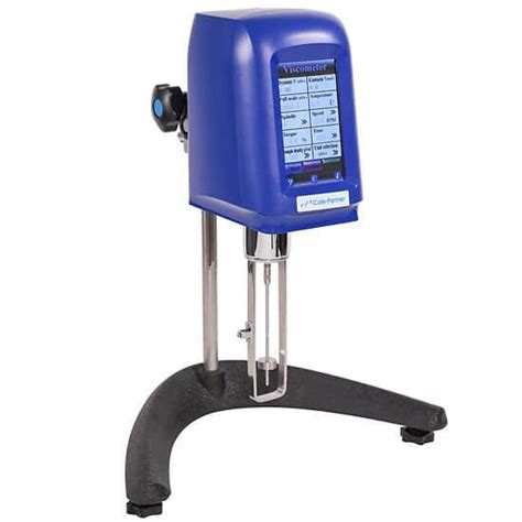 Cole Parmer Intelligent Touch Screen Rotary Viscometer To