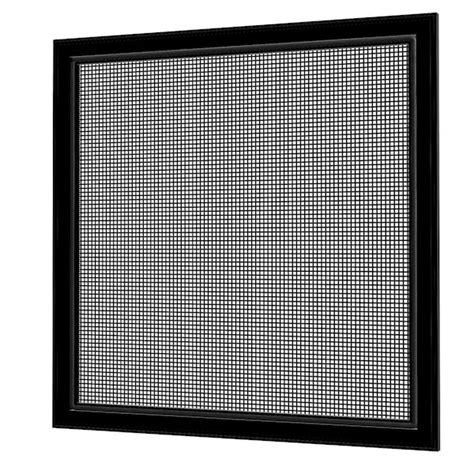 Ritescreen 10 In W X 10 In H Full Screen Window Screen Fs2 Charcoal Fiberglass Mesh Black Fs2