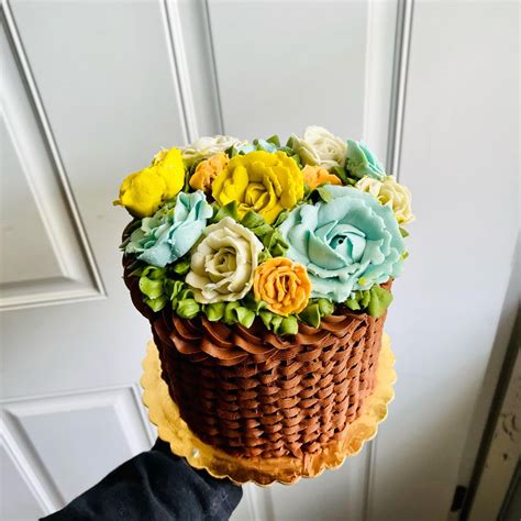 A Tisket A Tasket A Flower Cake Basket Rcakedecorating