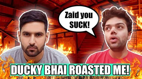 DUCKY BHAI ROASTED ME MY RESPONSE YouTube