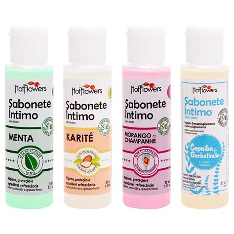 Sabonete íntimo Líquido 35ml Hot Flowers Gall