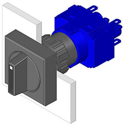 Eao Selector Switch Actuator Square Pos Maint Rest